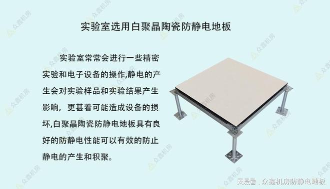 米乐m6官网老版黉舍尝试室为什么利用60060040白聚晶陶瓷防静电地板(图1)